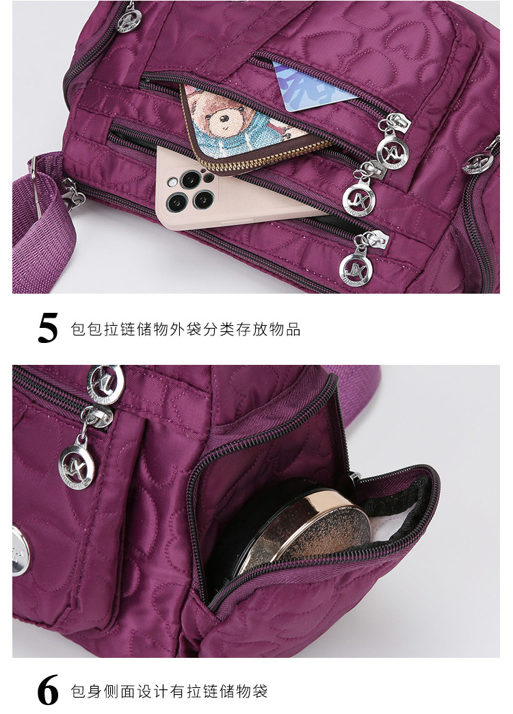Crossbody bag for women 2025 New style middle-aged women's bag, large capacity single-shoulder mom bag, versatile, casual and fashionable women's bag undefined