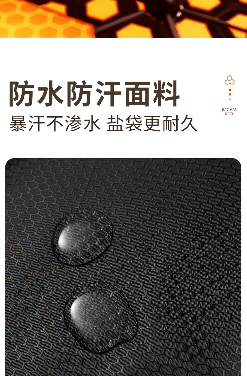 Sea Salt Heat Therapy Wrap Electric Heating Bag with Mugwort Pads for Waist Shoulder Neck and Back Home Use quality and texture