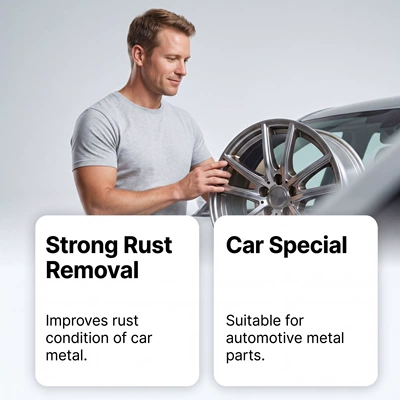paint, maintains metal parts, polishes, Cleaning/curing agent