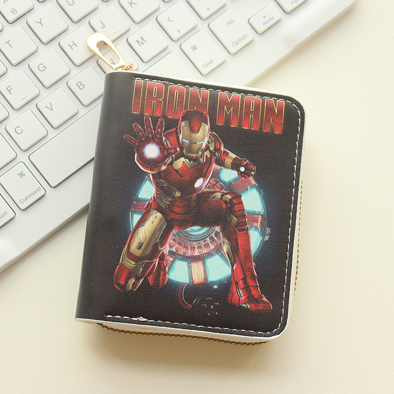 Iron Man, short zip wallet