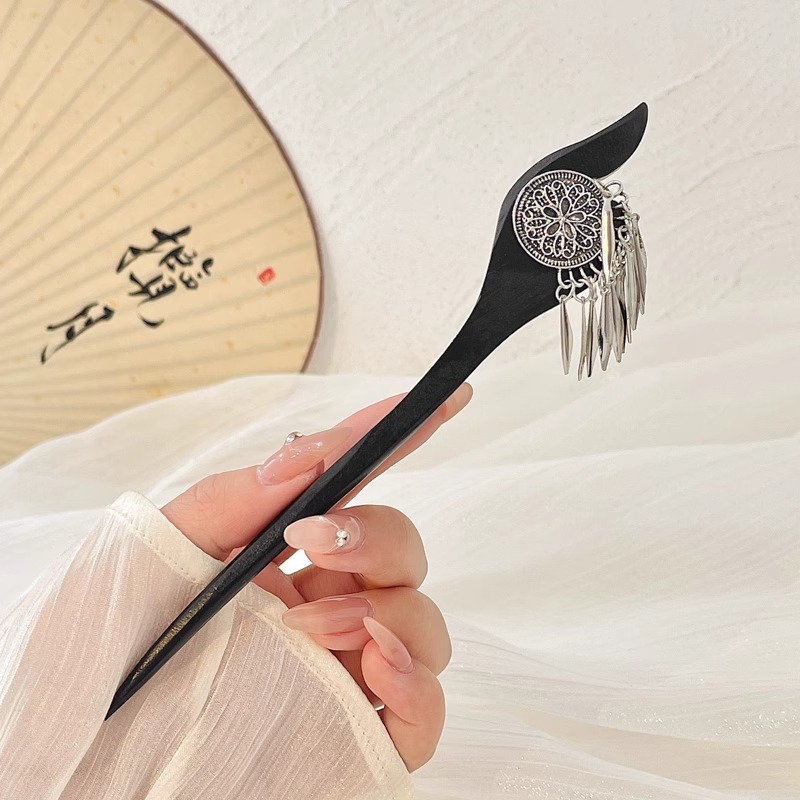 Nueva horquilla de estilo chino borla de alto grado para mujer horquilla diaria updo horquilla estilo antiguo hanfu hairpin tocado