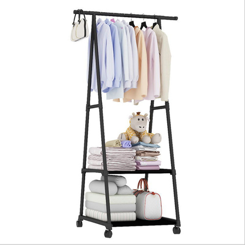 Simple coat rack, removable coat rack, home bedroom coat rack, floor-standing clothes rack, triangular coat rack