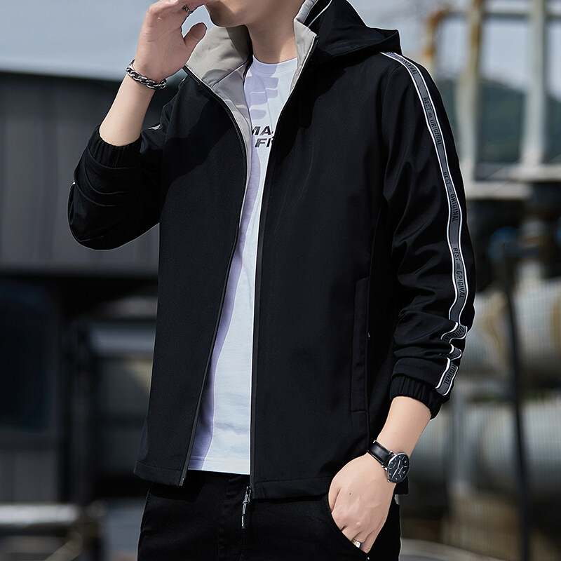 Chaqueta casual para hombre 2022 Abrigo con capucha engrosada forrada de lana de invierno Moda coreana más tamaño primavera y otoño para hombre