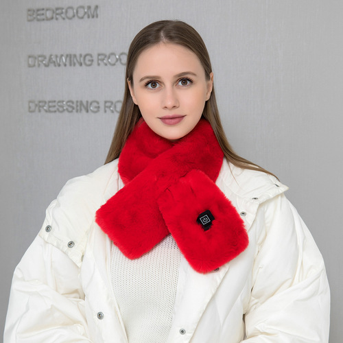 New graphene heating scarf, heated cold-resistant and anti-freeze scarf, warm electric heating shawl, usb electric heating scarf