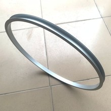 6063圆形智能镜梳妆台化妆镜框底座异型材不锈钢拉弯监控外框·