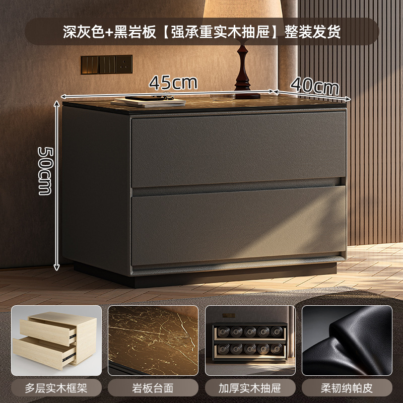 Taberna de cabecera armario de almacenamiento en un todo 2025 nuevo armario de almacenamiento de dormitorio doméstico de gran tamaño armario de madera maciza de lujo ligero