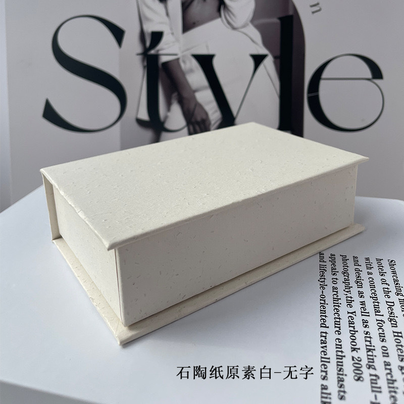 돌 도자기 종이 원래 흰색 (말 없음)*13*8.5*4CM