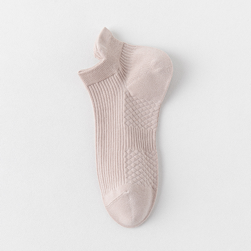 Calcetines de barco de algodón de color sólido para hombres primavera, verano y otoño, calcetines cortos para hombres, calcetines de embalaje independientes de algodón sin hueso