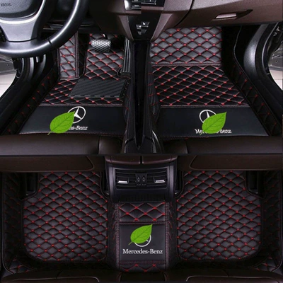 Mercedes-Benz E300L car floor mats, Modelə uyğun ayaqaltı - class-a-single-layer-black-and-red