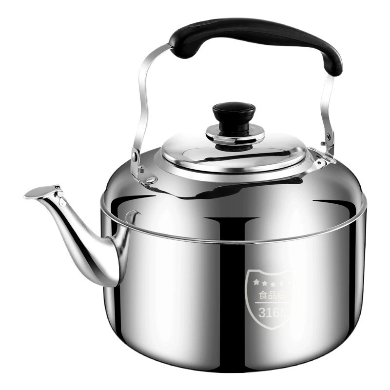 Capacious electromagnetic teapot stainless steel