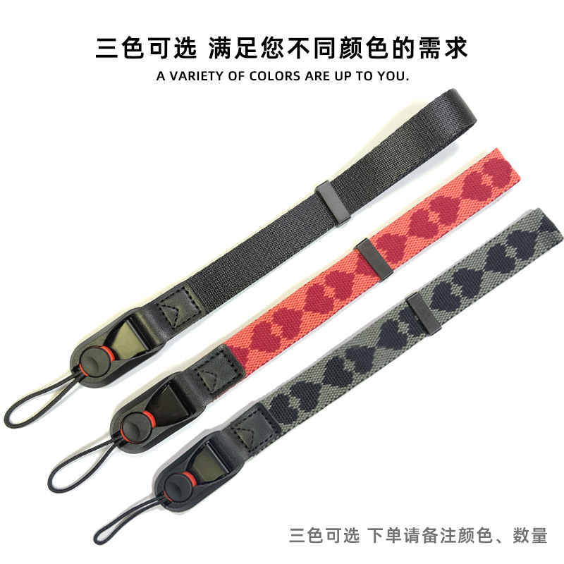 Camera Wrist Strap Quick-Release Lanyard Hand Strap Suitable for Mirrorless and Dslr Cameras, Shoulder Strap with Pressure Relief, Red Heart-Shaped Camera Wrist Strap Accessory Camera Wrist Strap Quick-Release Lanyard Hand Strap Suitable for Mirrorless and Dslr Cameras, Shoulder Strap with Pressure Relief, Red Heart-Shaped Camera Wrist Strap Accessory