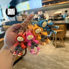 新款卡通变装拉布布小绵羊钥匙扣书包挂件公仔玩偶包包挂饰小礼品