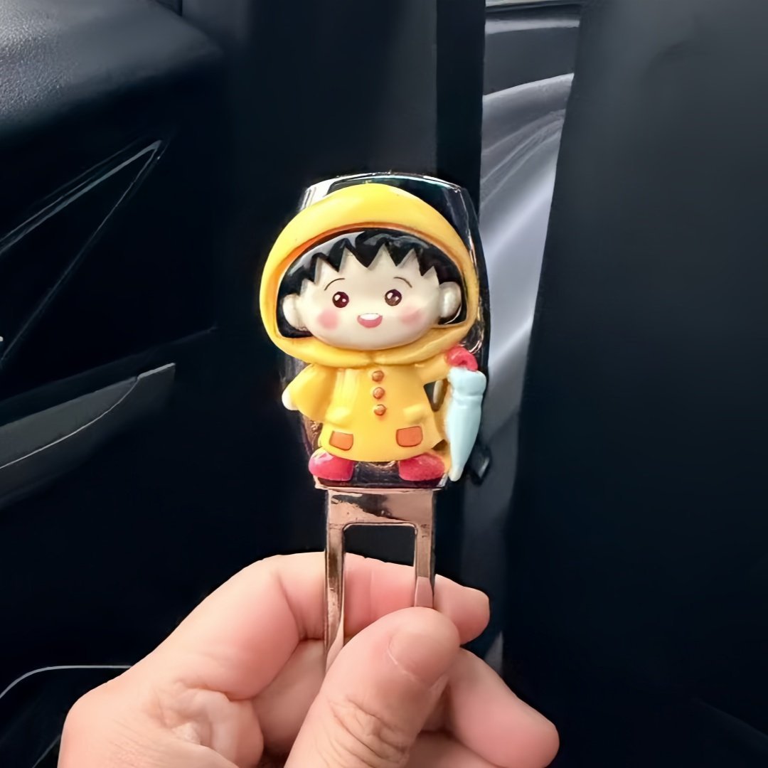 차량용 안전벨트 버클 삽입형 귀여운 캐릭터 장식