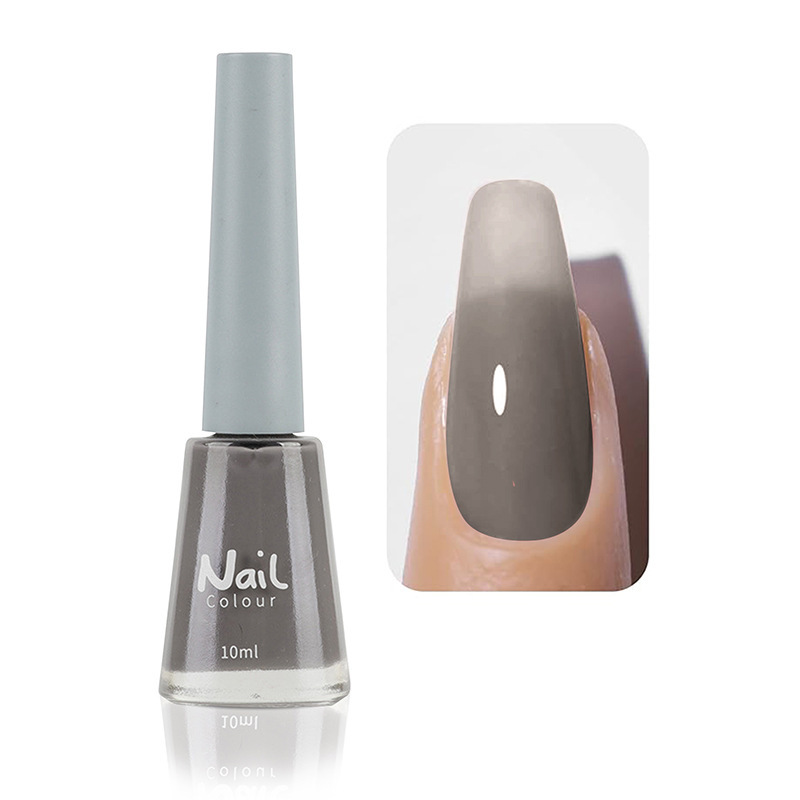 Oily non-peeling long-lasting nail polish baking-free quick-drying non-fading nude transparent nail polish wholesale