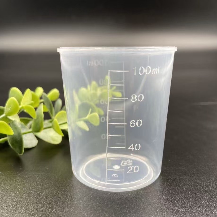 批发塑料量杯  带刻度 透明