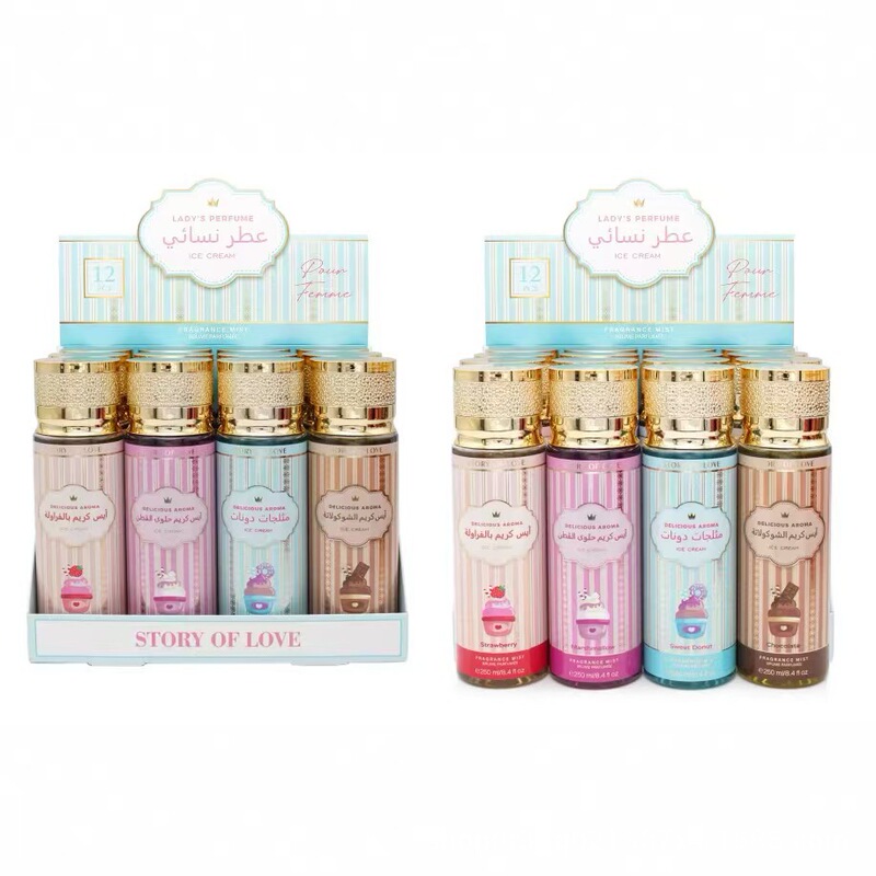 Foreign Trade Body Spray Perfume, Floral Fragrance, Southeast Asian Women's Perfume, Long-Lasting Fresh Scent, Popular in the Middle East, Wholesale