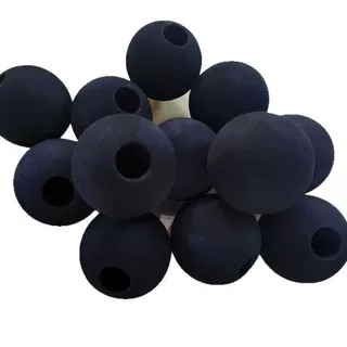 EVA泡沫定制黑色 白色打孔球筋膜枪头按摩球儿童玩具跳绳球彩色
