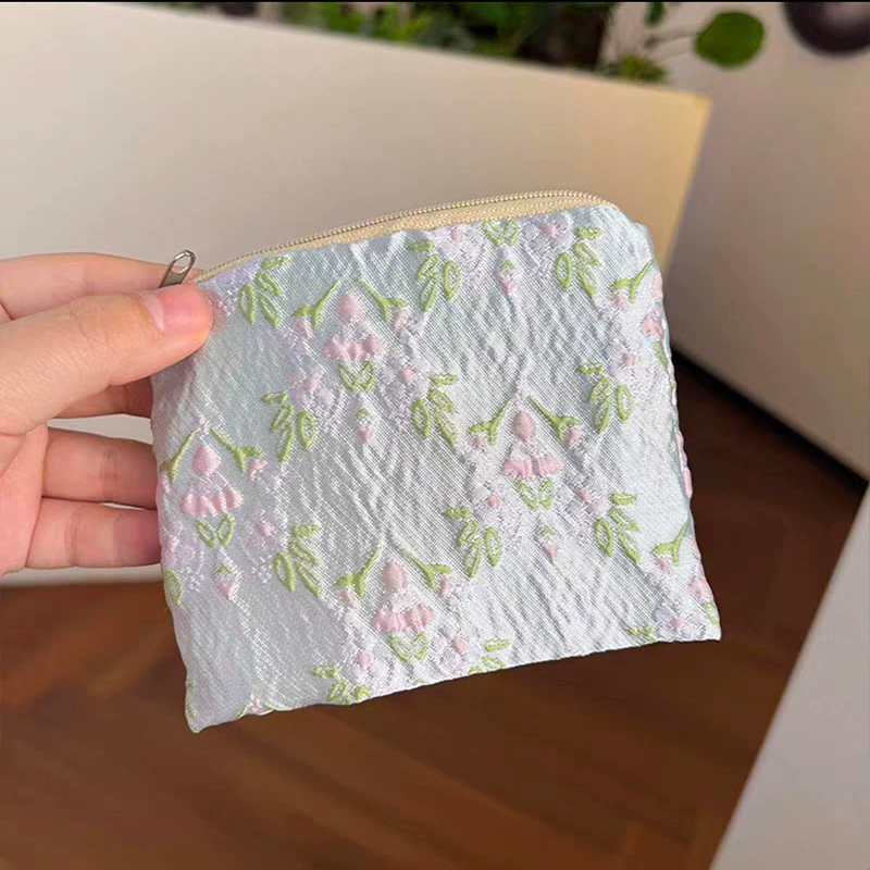 Маленький косметичка, 12×10 см, тканевая косметичка на молнии для помады и монет