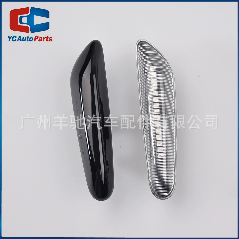 Подходит для BMW 1 3 5 серии E81 E90 X1 листовая панель, светодиодный Встроенный желтый свет, боковой фонарь рулевого управления с проточной водой