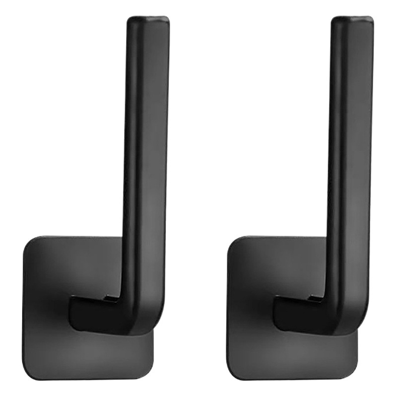 Punch-Free Negro gancho sin costuras perezoso RAG rack cocina montado en la pared de almacenamiento de tejido rack de almacenamiento de pared