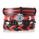 TEMU cross-border European and American Gothic summer new multi-layer retro leather hand-woven men's suit leather bracelet