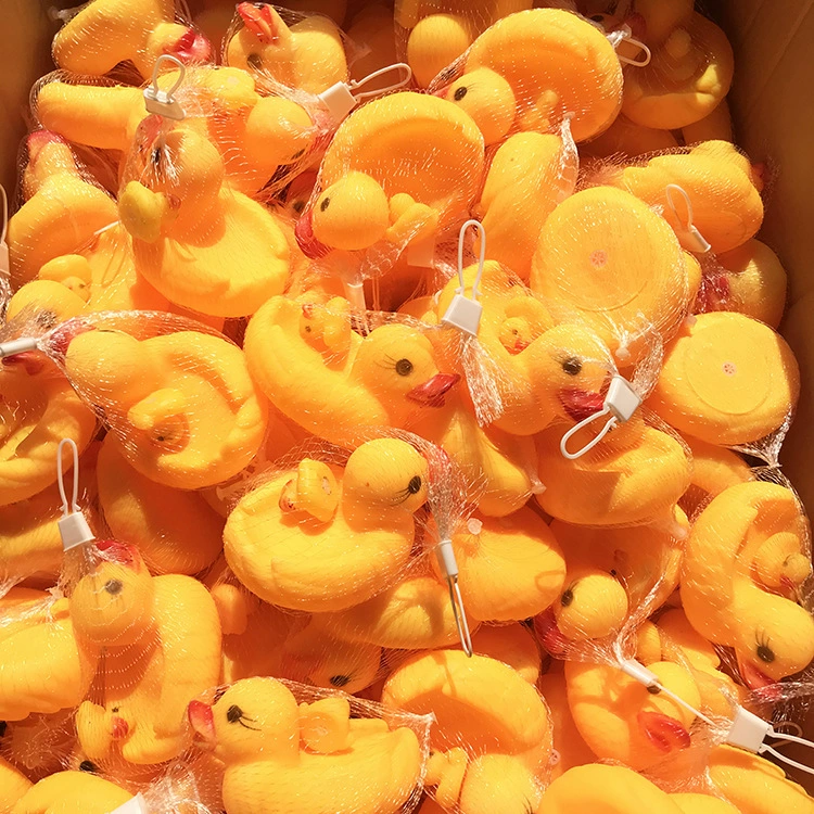 Мать и ребенок утиная Сетчатая Сумка маленькая Желтая утка детские игрушки для воды Игрушки для ванны кожа звук маленькая утка 2 юаня универмаг оптом