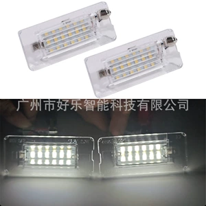 Suitable for Mini Cooper Hatchback LED License Plate Lights, Brightness-Enhanced Car License Plate Light Replacement