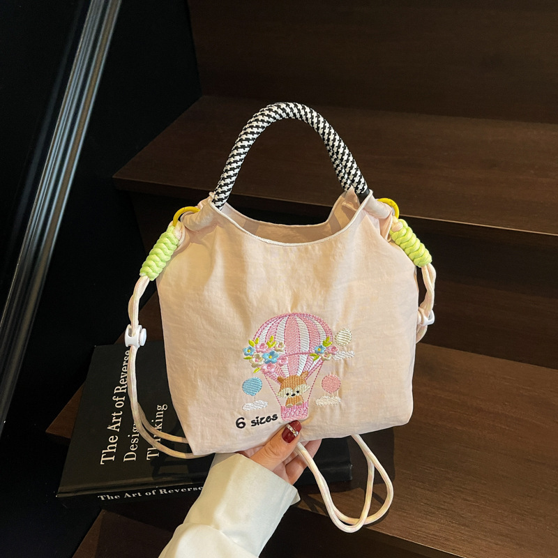 日系ファッション刺繍シングルショルダーバッグ|undefined