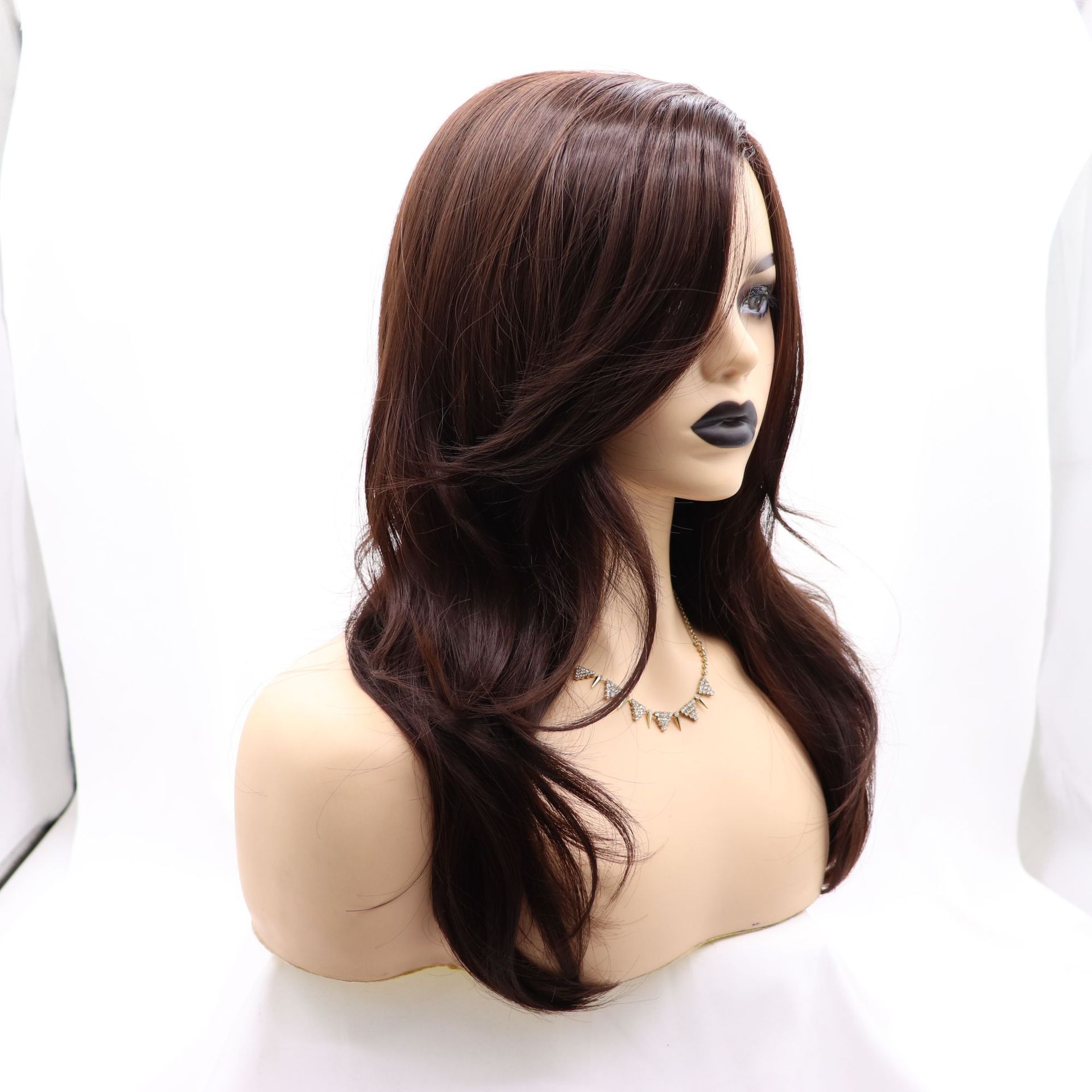 Peluca europea y americana NEWLOOK Lacio corto encaje comercio exterior moda europea y americana peluca de fibra química peluca SK009