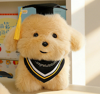 Regalos de graduación Panda juguetes de peluche muñecas bonitas sombreros de graduación muñecas muñecas de peluche regalo