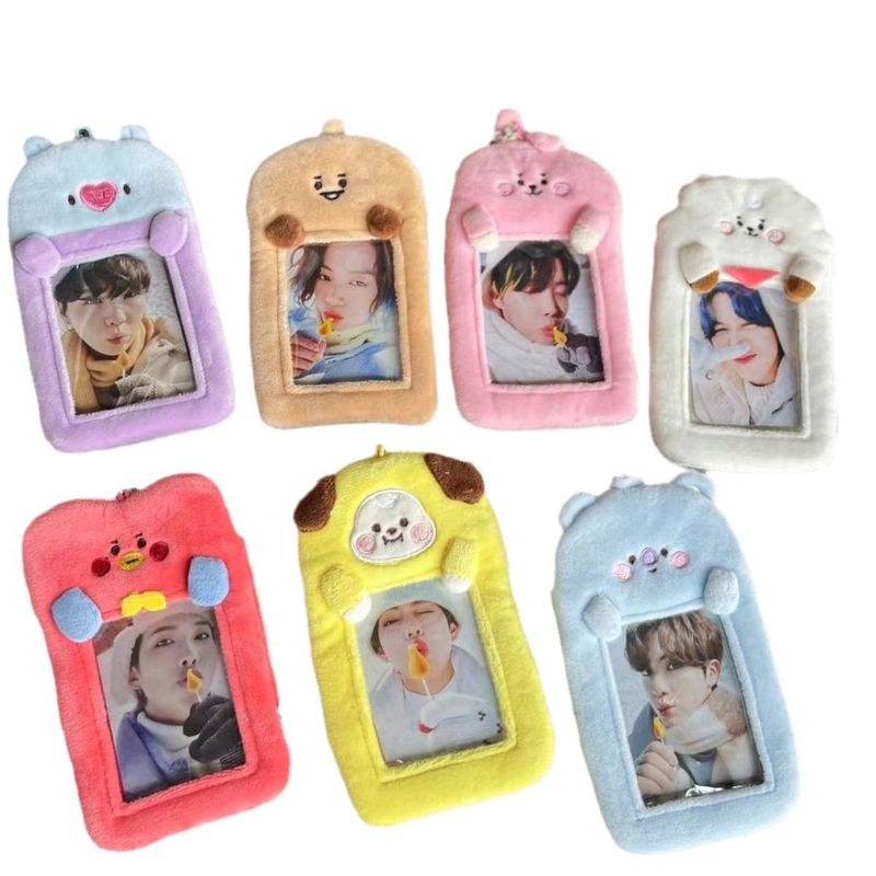 Bulletproof Youth League Plush Card Cover South Korea BT21 Ballet Aidou Small Card Display Pendant Campus Card Storage Bulletproof Youth League Plush Card Cover South Korea BT21 Ballet Aidou Small Card Display Pendant Campus Card Storage