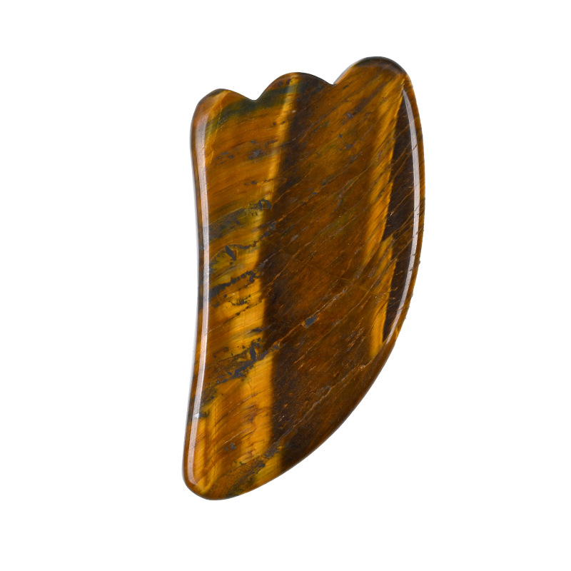 メーカースポット卸売り自然玉羊角スクレーパー水晶顔マッサージローラー粉晶原石ダイヤルシート