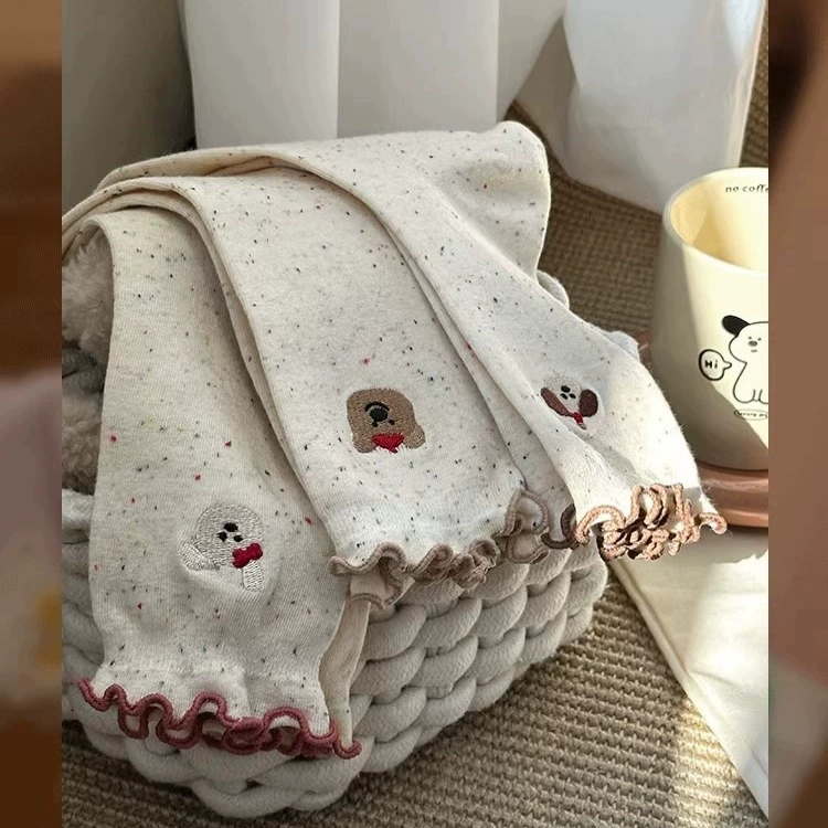 2024 новый стиль дамы средний трубочка носки с ушками осенние носки полосатые мультфильм щенок s прилив носки женский