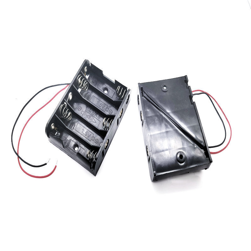 五节5号电池盒 五号并排电池盒 五号五节电池盒 5号5节电池盒