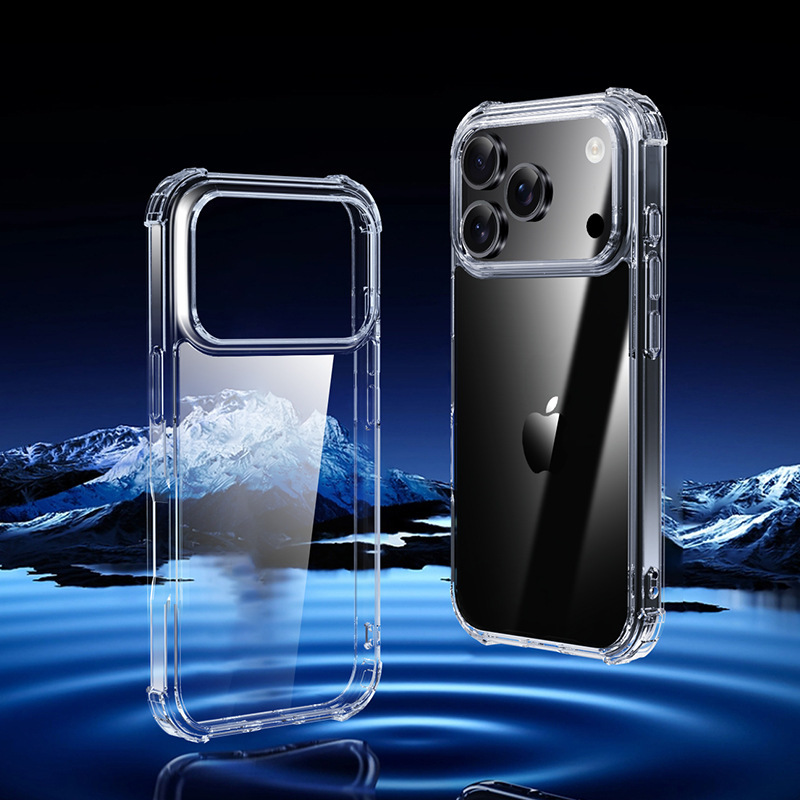 适用iphone17promax手机壳气囊防摔苹果17pro保护套透明新款17壳|undefined