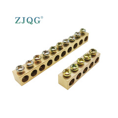 Ordering flat bar bracket terminals 9*9 copper bar copper wire terminals copper terminals copper bar zero busbar