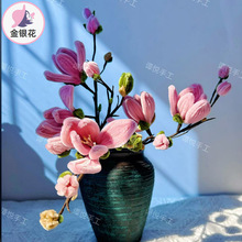扭扭棒玉兰花材料包花束加密diy创意手工编制彩色彩色毛根1122
