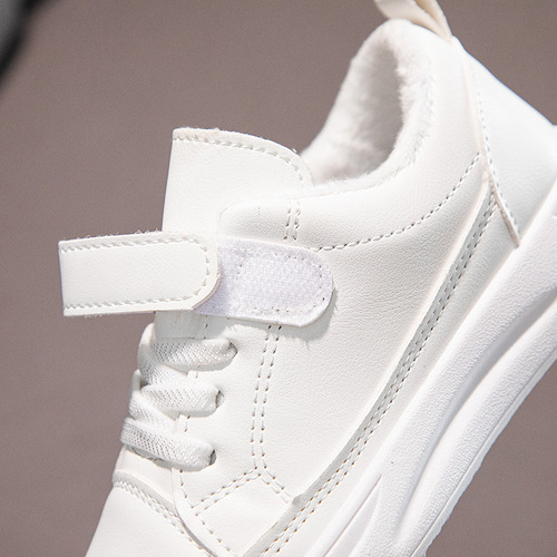 Children's white shoes, spring and autumn boys' soft-soled sports shoes, soft-soled sneakers, waterproof girls' running shoes, casual shoes, single shoes