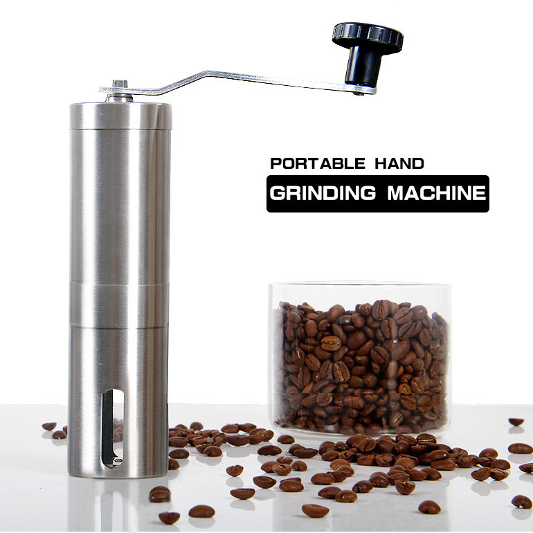 Cheap Stainless Steel Manual Mini Grinder Coffee Bean Grinder Hand Crushed Grinder Factory in stock Outlet
