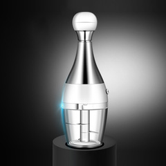 304 Stainless Steel Food Processor, Multifunctional Manual Meat Grinder, Household Kitchen Garlic Chopper, Baby Food Blender