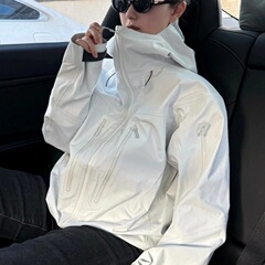 25年鸟家新款 冲锋衣户外运动时尚潮流外套硬壳男女同款