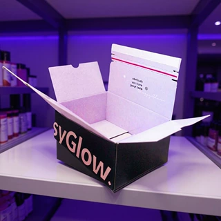 拉鏈紙箱定制双面彩色自粘瓦楞彩盒手表快递纸箱邮寄礼品盒撕拉