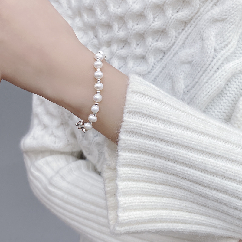 Fashion Geometric Sterling Silver Plating Bracelets 1 Piece