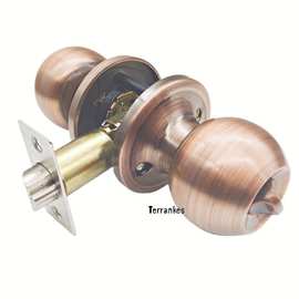 厂家直销室内门三杆球锁 青古铜电镀带匙球锁 热销东南亚南北美洲