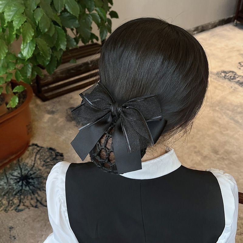 Hairnet for women, nurse work hairnet, stewardess professional work updo hair accessory, high-end bank hair accessory, hair clip