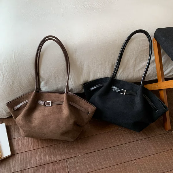 Elegant and versatile trendy shoulder bag for women 2026, crossbody casual stylish tote bag, large-capacity bucket bag