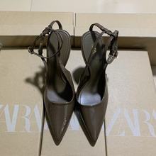 ZA新款2025春季上新时尚气质高级感单鞋尖头轻奢风格尖头单鞋小众