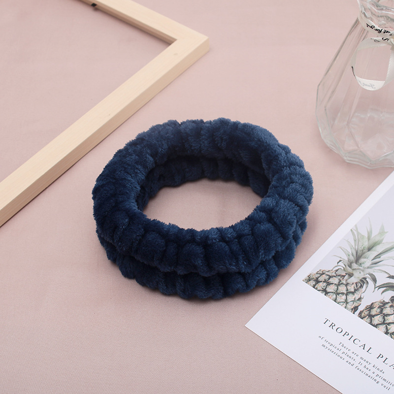 Shiyuan hecho a mano DIY cara lavado banda de pelo Internet celebridad diadema casera simple máscara antideslizante pelo vinculante banda de pelo al por mayor