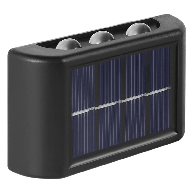 Солнечный двуглавый настенный светильник Открытый садовый светильник водонепроницаемый открытый вверх и вниз светящийся настенный светильник садовый светильник Настенный светильник