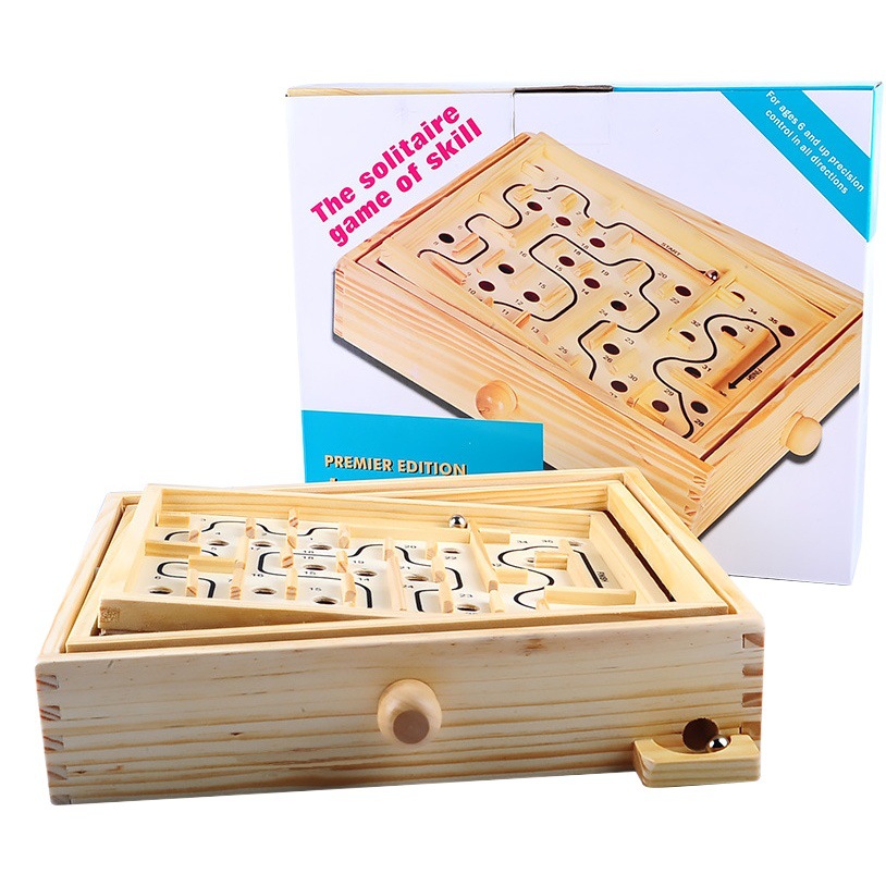 Juego de laberinto de bolas bebé coordinación mano-ojo juguetes educativos para niños inteligencia para adultos juguetes de educación temprana venta directa de fábrica